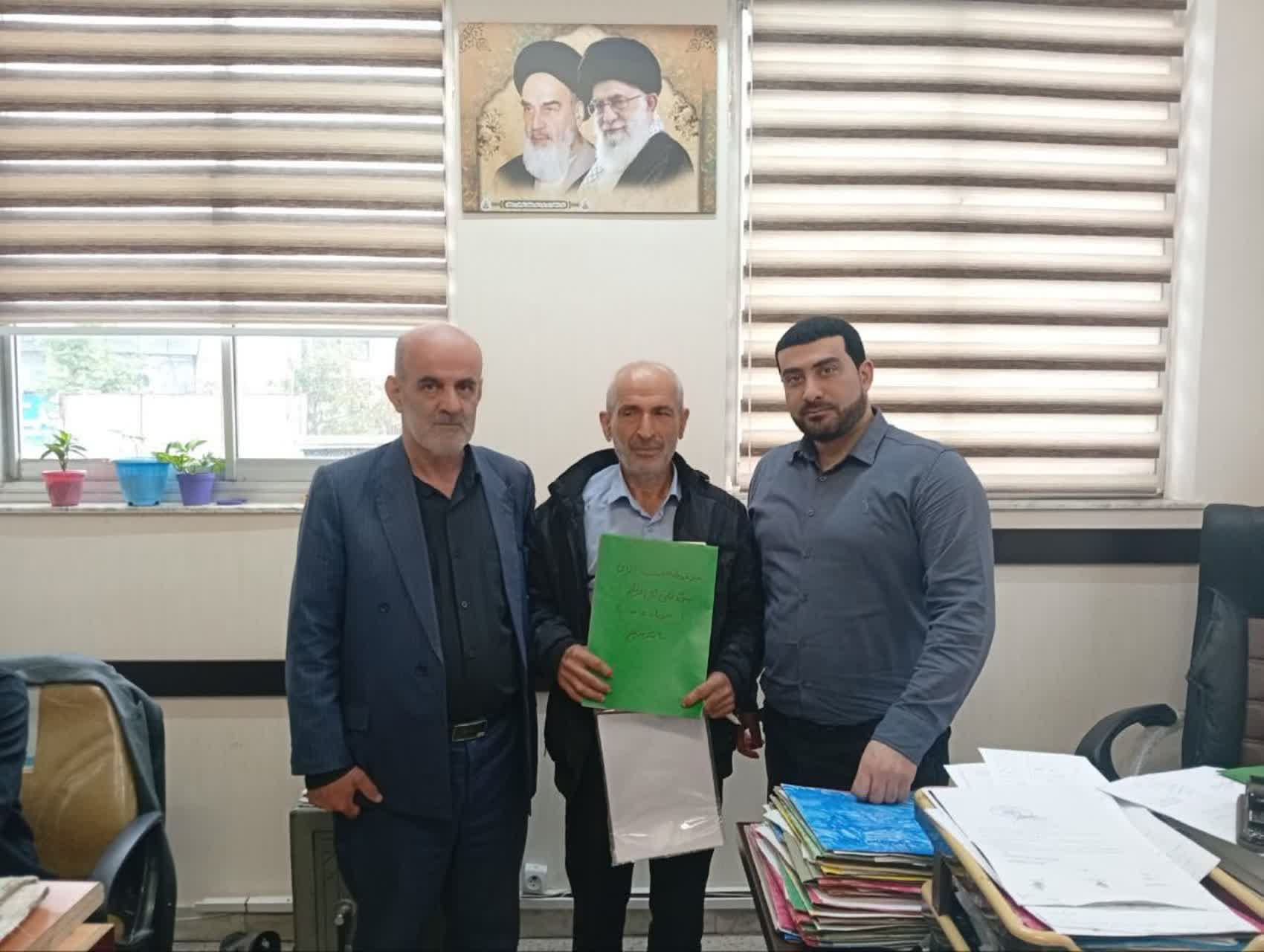 قطعه زمینی در روستای پیله‌باغ سیاهکل وقف سالمندان شد