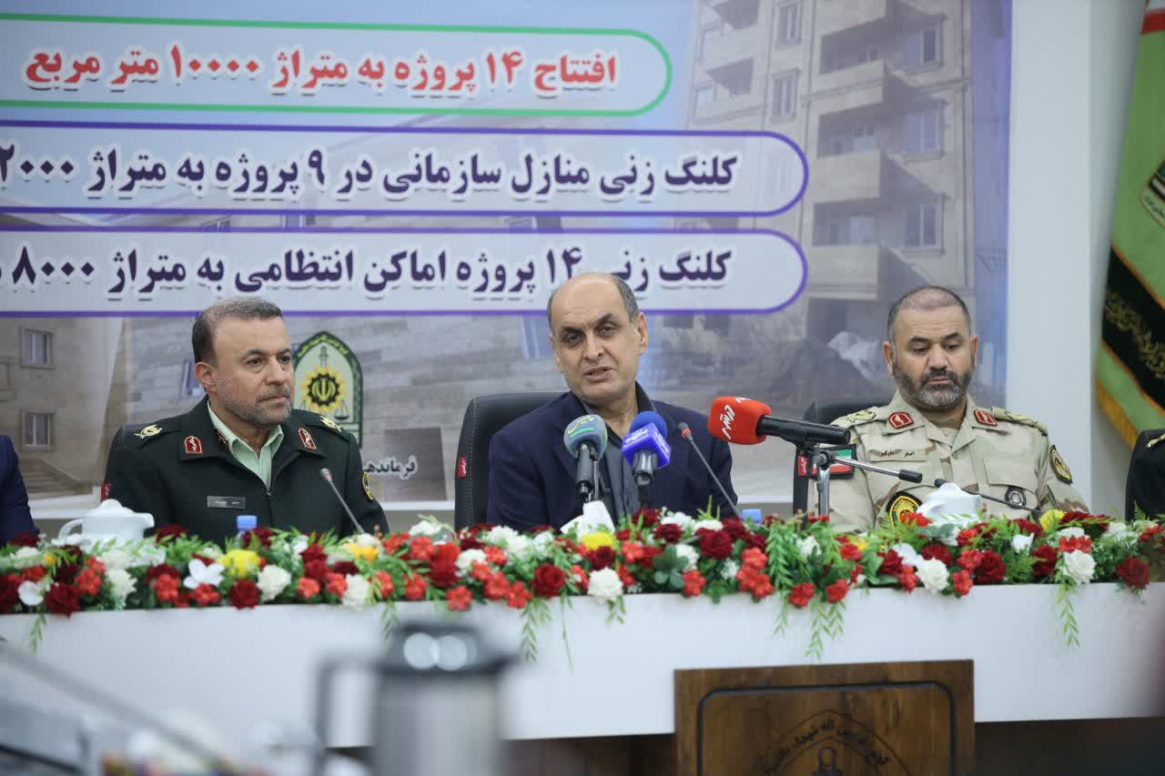 14پروژه عمرانی فرماندهی انتظامی  استان گیلان افتتاح شد