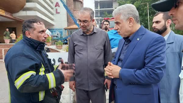 آتش سوزی در بیمارستان قائم "  عج" رشت
