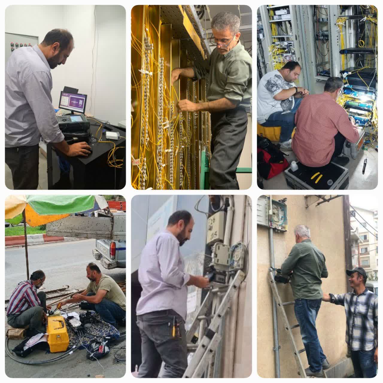  مدیر مخابرات رشت از تیم فنی شرکت راژمان‌گستر آریاتقذیر کرد