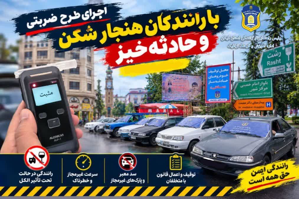 توقيف بيش از 500 خودرو و اعمال قانون علیه  19 هزار راننده متخلف