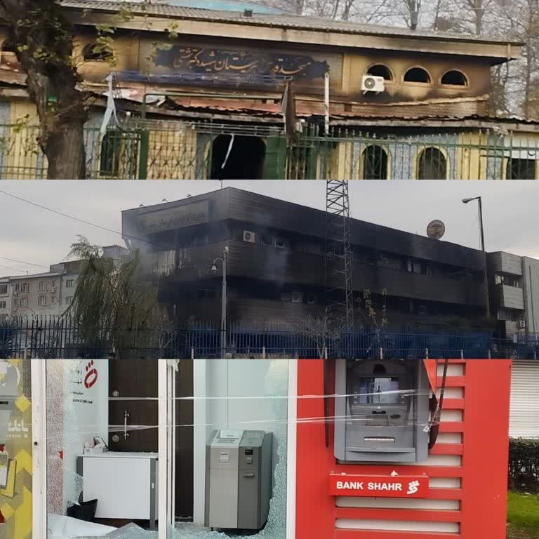 عوامل حریق مسجد قدس و اداره برق رشت دستگیر شدند