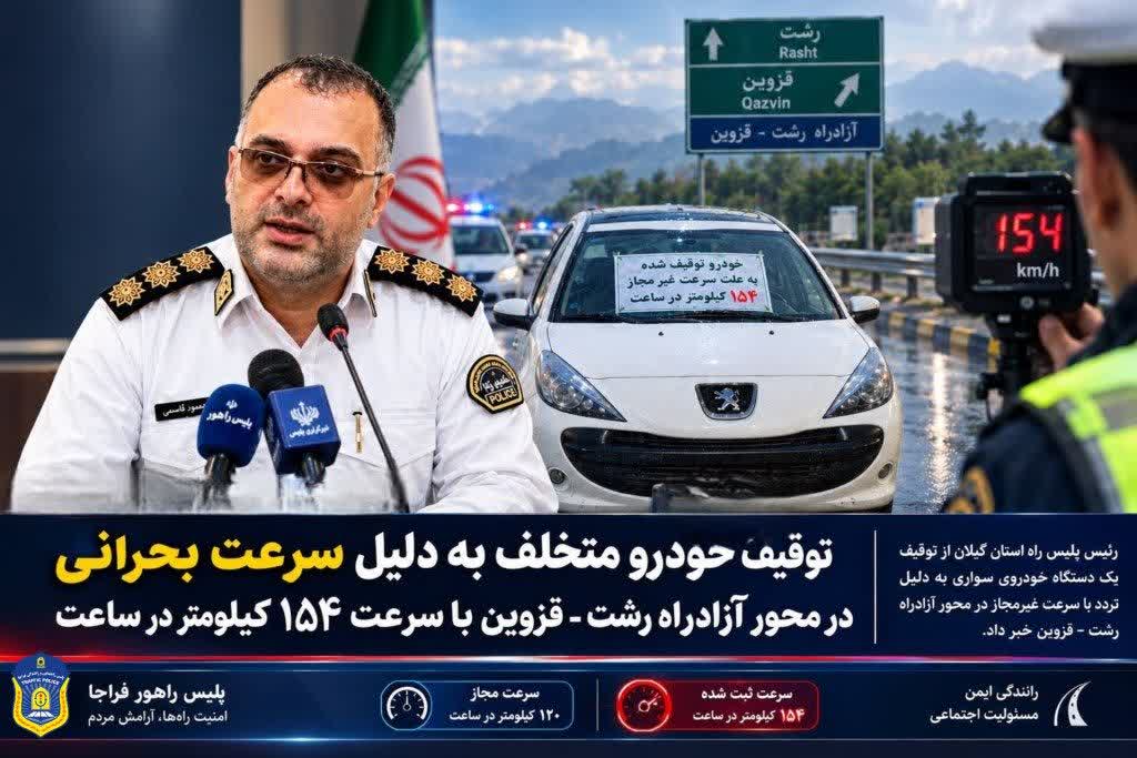 پايان رانندگي پرخطر با رصد هوشمند پليس