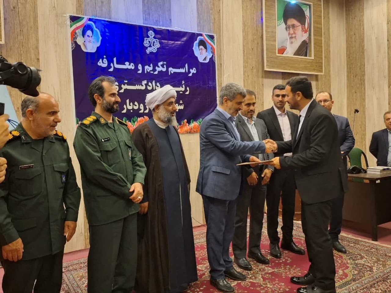 ۴ مقام قضایی در رودبار و خمام منصوب شدند